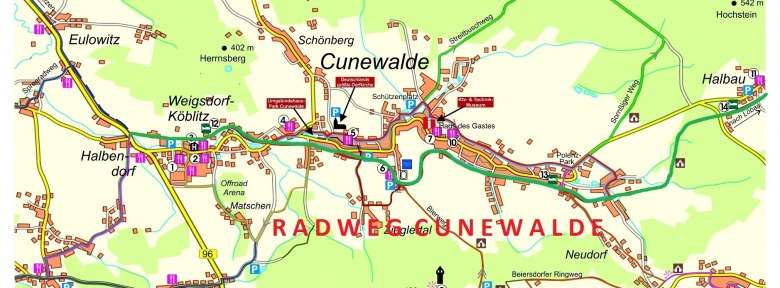 Radwegplan Cunewalde